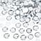 John Bead Acrylic Round Flat Back Rhinestones, 10mm